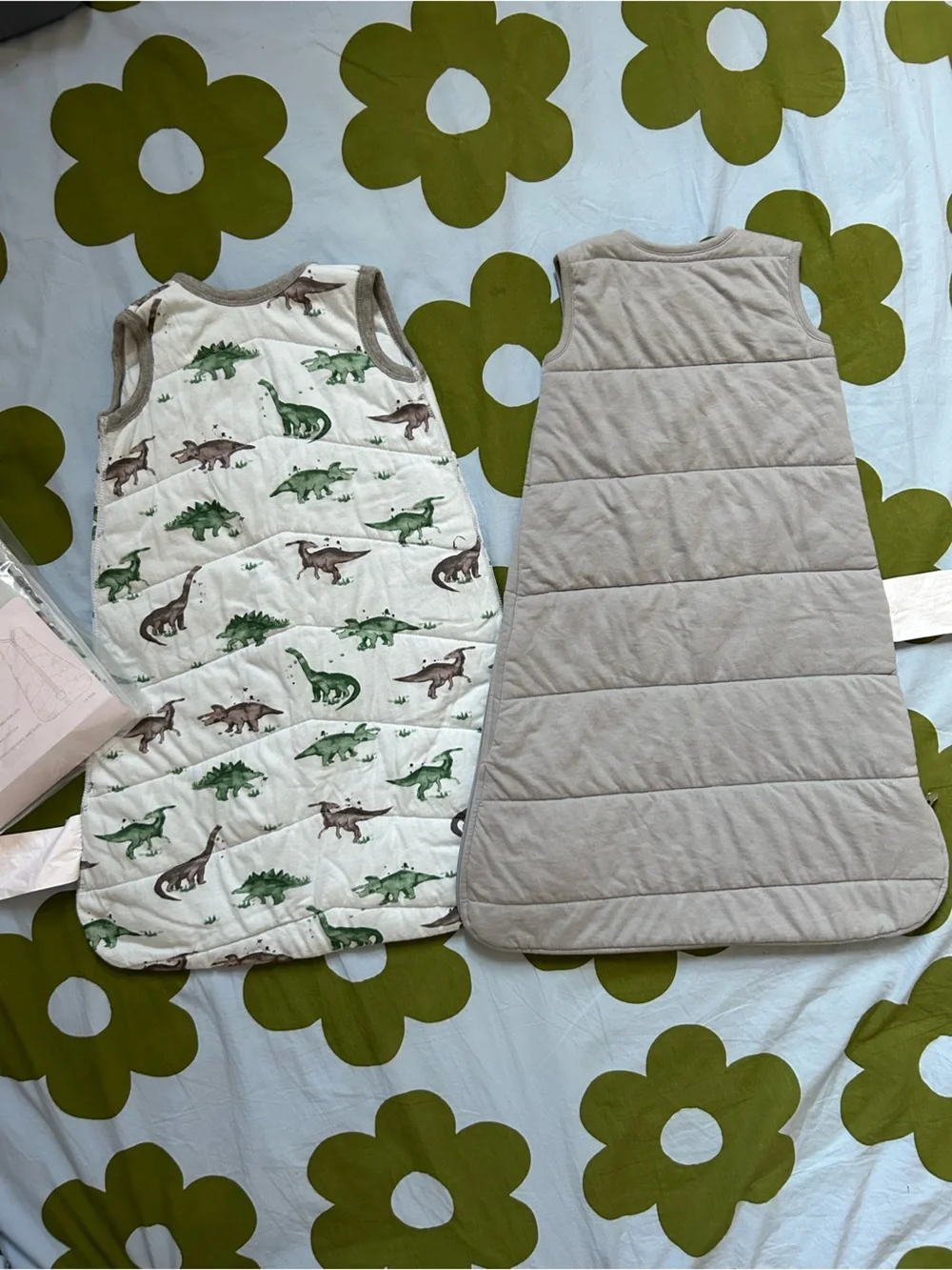 Set of 3 Burt's Bees size S Sleep Sacks - 1 new in package, 2 previously used